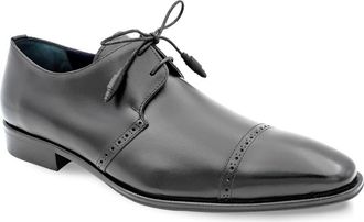 Mezlan 2-Eyelet Cap Toe Leather Derby in Black at Nordstrom Rack, Size 11.5