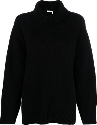 Chlo&eacute; roll-neck cashmere jumper - women - Cashmere - S - Black
