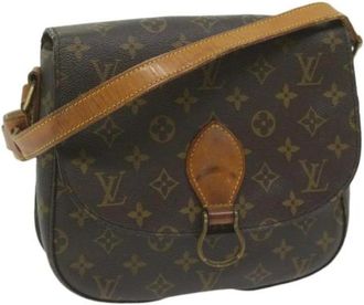 Louis Vuitton Pre-owned Canvas Cross Body Tas - Dames - Vintage Schoudertas - Bruin - ONE Size - Vintage