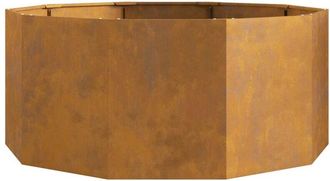 vidaXL Jardinera Oxidado 120 X 120 X 50 Cm Acero Autopatinable Vidaxl