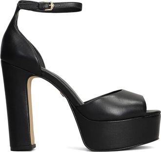 Carrano Sandali in pelle 120mm - Nero