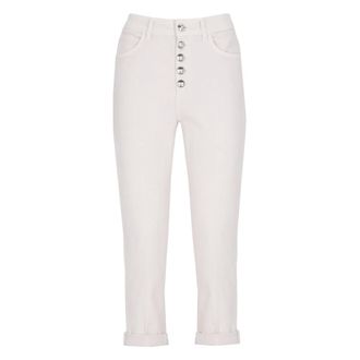 Dondup Cropped Jeans, female, Pink, Size: W27 Cropped Jeans