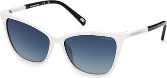 Skechers SE6170 Polarized 21D Womens Sunglasses White Size 57