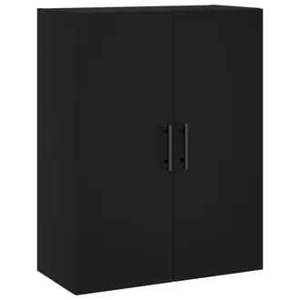 vidaXL Armario De Pared Negro 69,5x34x90 Cm Vidaxl