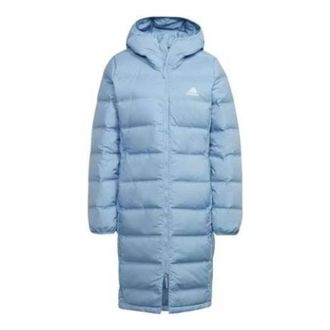 adidas (WMNS) adidas Helionic Down Jacket Asia Sizing Blue GQ7116