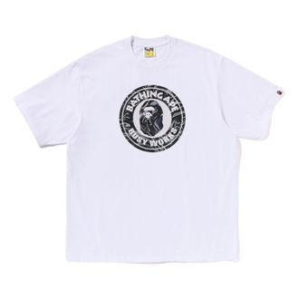 A Bathing Ape Camo Busy Works Relaxed Fit Tee White 1K80-110-324-WHITE