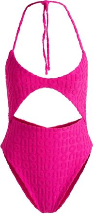 HUGO BOSS Costume da bagno con dettaglio cut-out - Rosa