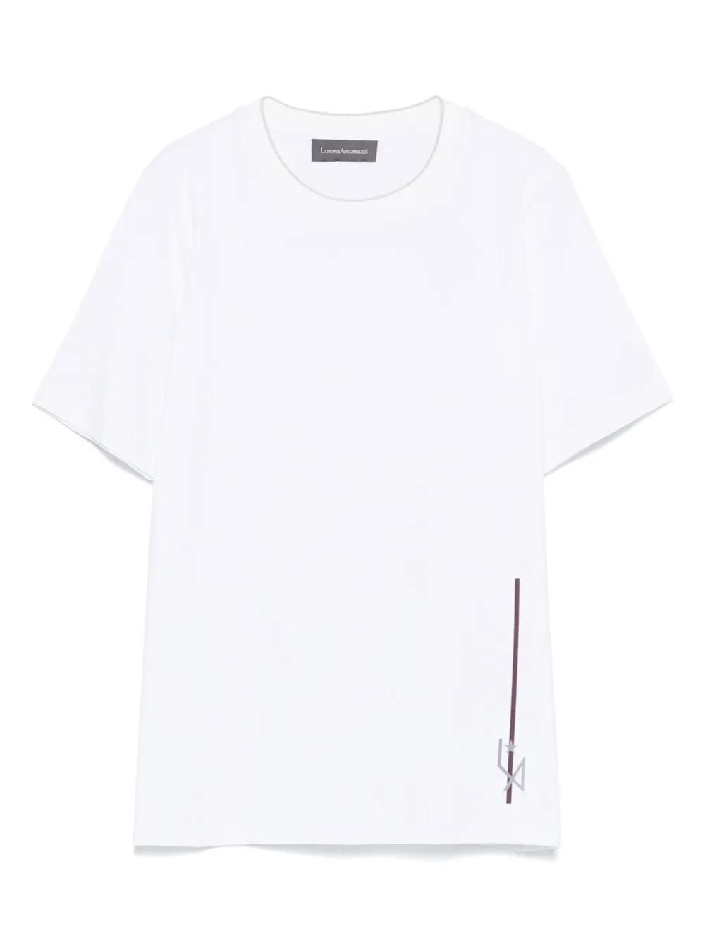 Tシャツ・カットソー LORENA ANTONIAZZI Women Tops P25130TM24A 0101 White Top & T-Shirt