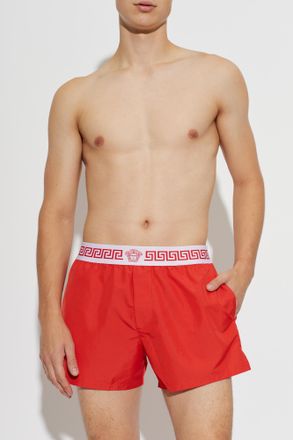 Versace Swim Shorts, Mens, Red