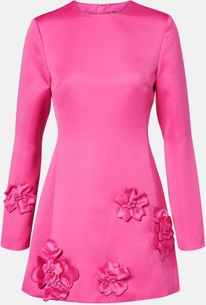 LEO LIN Abito corto Aliza con applicazioni floreali