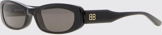 Balenciaga Occhiali da sole ovali Nova in acetato con monogramma
