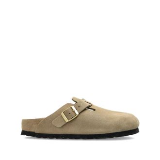 Birkenstock Mules, male, Beige, Size: 10 US Boston Narrow Fit