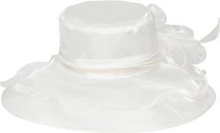 San Diego Hat Company Organza Dress Hat in White at Nordstrom Rack