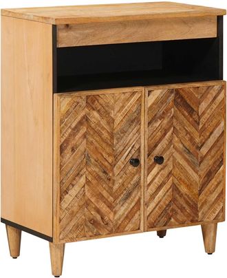 vidaXL Armarios De Almacenamiento Con Puerta Marr&oacute;n 60 X 33,5 X 75 Cm Vidaxl