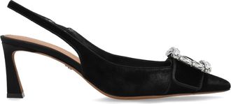 Dolce & Gabbana Velvet High-heeled Shoes