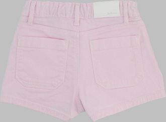 Bellerose Cotton Denim Shorts - Pink