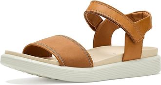 Ecco Soft Two Strap Womens Dress Sandals Brown : EU 41 (US Womens 10-10.5) M, Leather