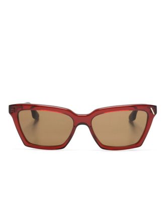 Victoria Beckham Occhiali da sole cat-eye - Rosso
