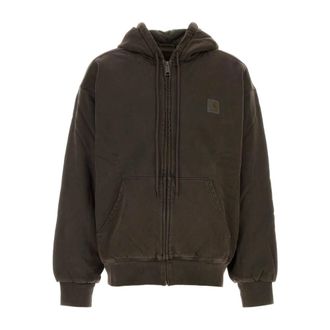 Carhartt Work in Progress Heren, Sweatshirts & Hoodies, Bruin, Maat: M Katoen