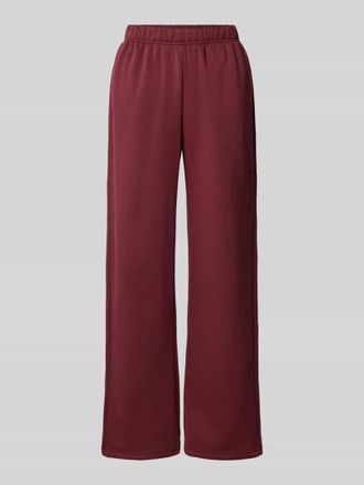 Pieces Regular Fit Jogpants aus Baumwoll-Mix Modell CHILLI in Dunkelrot, Gr&ouml;&szlig;e XS