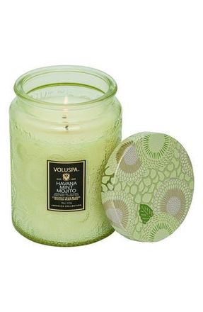 Voluspa Mint Mojito Large Glass Jar Candle at Nordstrom Rack