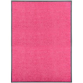 vidaXL Felpudo Lavable Rosa 90x120 Cm Vidaxl