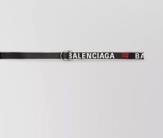 Balenciaga logo jacquard d-ring belt
