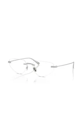 Ferrari 55mm Irregular optical glasses in Silver at Nordstrom