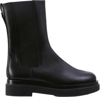 H&ouml;gl Best Friend Booties - Dames - Chelseaboots - Zwart - 36 EU - Leer - Schoenen