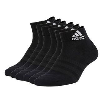 adidas Classic Breathable Basketball Socks Couple Style Black DZ9363