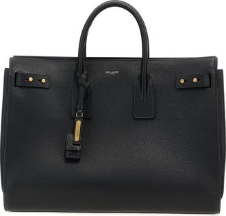 Saint Laurent Black Sac De Jour tote bag