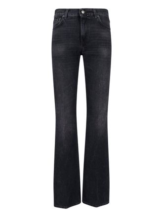 Haikure High-Waisted Bootcut Jeans With Five-Pocket Design