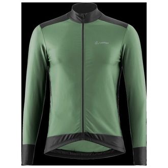 LOEFFLER Bike L/S Jersey General Mid Velotrikot f&uuml;r Herren | gr&uuml;n