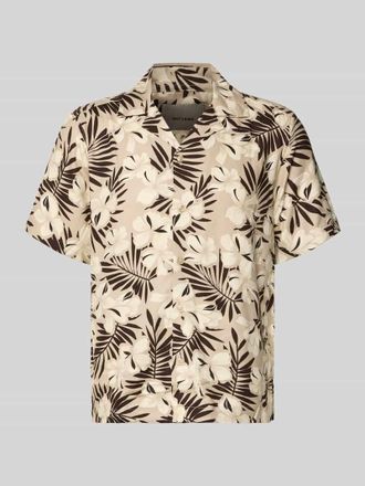 Only & Sons Regular Fit Freizeithemd aus reiner Viskose Modell DASH in Mittelbraun, Gr&ouml;&szlig;e XXL