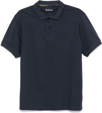 Barbour Navy Blue Cotton Polo