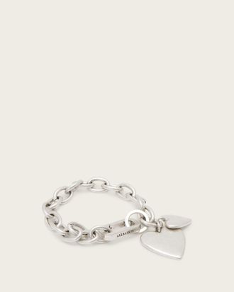 AllSaints Lia Heart Bracelet