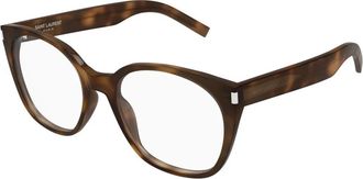 Saint Laurent Optisch Montuur - unisex - Brillen - Bruin - 55 MM - Accessoires