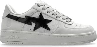 A Bathing Ape Sportschoenen met logo - Dames - Sneakers - Wit - 36 EU - Leer - Schoenen