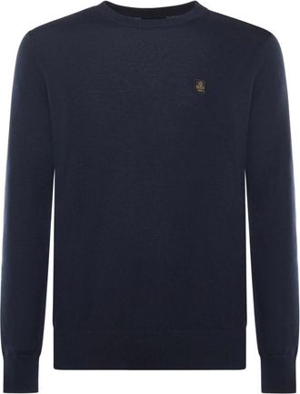 RefrigiWear Bennet Pullover - Heren - Ronde hals truien - Blauw - M - Truien & Vesten