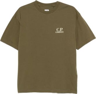 C.P. Company T-shirt con logo - Verde