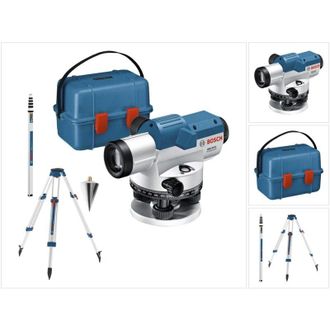Bosch Professional - Nivel &Oacute;ptico Gol 32 G (aumento 32x, Unit Of Measure: 400 Gon, Unidad De Medida: 400 Gon, Alcance: Hasta 120 M, Regla Graduada Gr 500, T