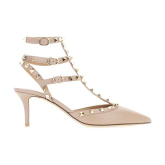 Valentino Garavani Schoenen, Dames, Beige, 36 1/2 EU, Hoge hakken schoenen voor vrouwen