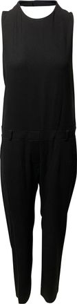 Iro Iro Gennia Open Back Jumpsuit In Black Acetate