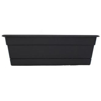 Bloem 18 Inch Dura Cotta Window Box Planter, Black at Nordstrom