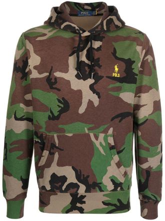 Polo Ralph Lauren Felpa con stampa camouflage - Verde