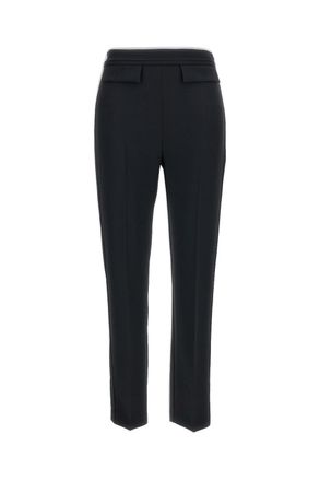 Elisabetta Franchi Lightweight Stretch Cr&ecirc;pe Trousers