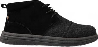 Lamofootwear Mens Classic Koen Mid Top Shoes In Black
