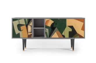 StoryZ Mueble de TV multicolores 3 puertas L 150 cm