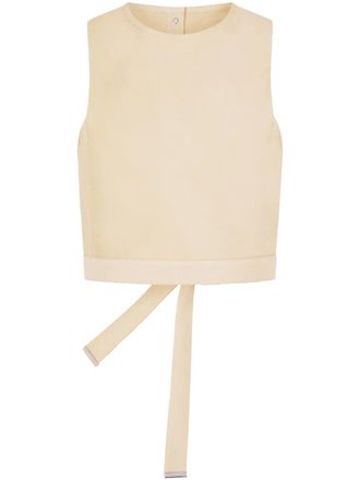 Paco Rabanne Cropped top - Beige
