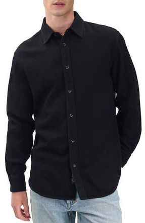 Rag & Bone Finch Denim Button-Up Shirt in Black at Nordstrom Rack, Size Xx-Large
